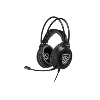 Sharkoon Fejhallgató - Skiller SGH1 (fekete; mikrofon; TRRS 3.5mm jack; hangeroszabályzó; nagy-párnás; 2.5m kábel) 