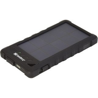 Sandberg Akkubank - Outdoor Solar Powerbank 8000mAh (napelemes; kültéri; IP54 por és cseppálló; LED lámpa; 2,1A 2xUSB) Mobil