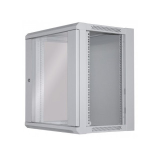 Manhattan Rackszekrény - 19" fali kivitel (12U, 635 (h) x 570 (w) x 450 (d) mm, Flatpack, Szürke) PC