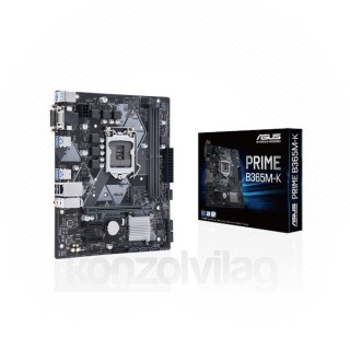 Asus Alaplap - Intel PRIME B365M-K s1151 (B365, 4xDDR4 2666MHz, 1xGBE LAN, 6xSATA3, M.2, 6xUSB2.0, 6xUSB3.1) PC