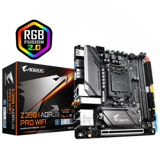 Gigabyte Alaplap - Intel Z390 I PRO WIFI AORUS S1151 (Z390, 2xDDR4 4400MHz, 1xPCI-E, 4xSATA3, M.2, RAID, 7xUSB3.1) PC