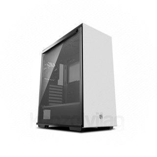 DeepCool Számítógépház - MACUBE 310P WH (fehér, fekete belső, ablakos, 1x12cm ventilátor, ATX, 2xUSB3.0) 
