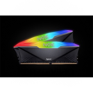 Apacer Memória Desktop Kit - 16GB Kit DDR4 NOX RGB (2x8GB, 3000MHz, CL16, 1.35V, hűtőbordás) PC