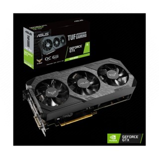 Asus Videokártya - nVidia TUF 3-GTX1660S-O6G-GAMING (6144MB, DDR6, 192bit, 1830/14002Mhz, HDMI/DP/DVI) 