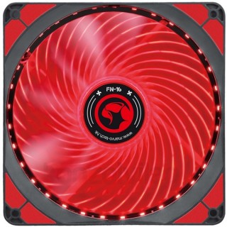 Marvo FN-16 Red LED Backlit 140mm Case Fan PC