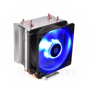 ID-Cooling CPU Cooler - SE-913-B (23,8dB; max. 65,41 m3/h; 3pin csatlakozó, 3 db heatpipe, 9cm, LED) PC