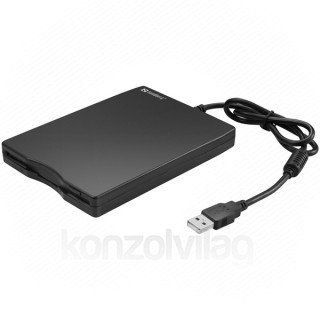 Sandberg FDD Külső - USB Floppy Mini olvasó (Retail; USB; USB tápellátás; 3,5" 1.44 lemezhez; Fehér) 