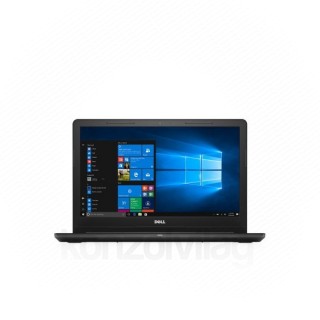 DELL Notebook - Inspiron 3581 (15.6", i3-7020U, 4GB, 1TB, Intel VGA, BT,4 cell, Linux, Fekete) PC