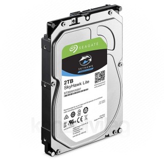 Seagate Belső HDD 3.5" 2TB - ST2000VX007 (5900rpm, 64 MB puffer, SATA3 - SkyHawk (biztonságtechnikai rögzítőkbe)) 