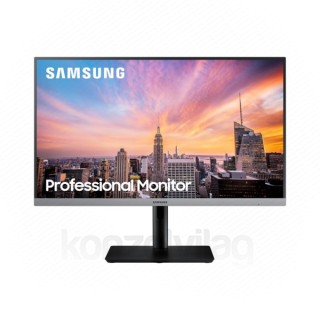 Samsung Monitor 27" - S27R650FDUX (IPS, 16:9, 1920x1080, 250cd/m2, 5ms, HDMI, DP, USB 3.0 x2, 2.0 x2, szürke) 