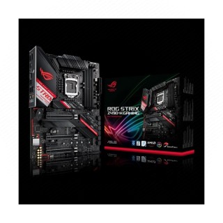 Asus Alaplap - Intel ROG STIRX Z490-H GAMING s1200 (Z490, 4xDDR4 4600MHz, 6xSATA3, 2xM.2, RAID, 5xUSB2.0, 10xUSB3.2) 