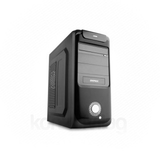 Rampage Everest Számítógépház - 3019A (fekete;  ATX; 2xUSB2.0, I/O; 250W tápegység) PC