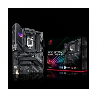 Asus Alaplap - Intel ROG STRIX B460-F GAMING s1200 (B460, 4xDDR4 2933MHz, 6xSATA3, RAID, 2x M.2, 5xUSB2.0, 9xUSB3.2) 