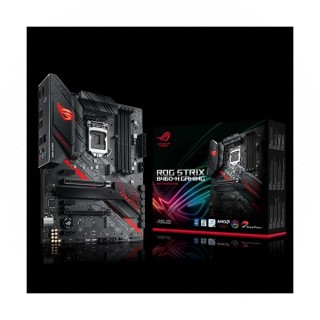 Asus Alaplap - Intel ROG STRIX B460-H GAMING s1200 (B460, 4xDDR4 2933MHz, 6xSATA3, RAID, 2x M.2, 4xUSB2.0, 9xUSB3.2) PC