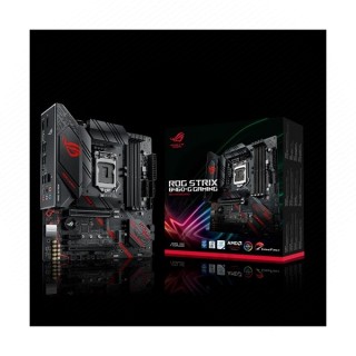 Asus Alaplap - Intel ROG STRIX B460-G GAMING s1200 (B460, 4xDDR4 2933MHz, 6xSATA3, RAID, 2x M.2, 5xUSB2.0, 9xUSB3.2) PC