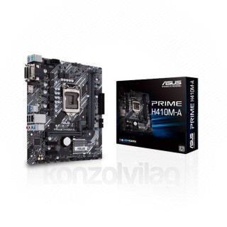 Asus Alaplap - Intel PRIME H410M-A s1200 (H410, 2xDDR4 2933MHz, 4xSATA3, M.2, 6xUSB2.0, 4xUSB3.2) 