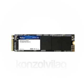 Netac SSD - 256GB N930E PRO (r:2000 MB/s; w:1200 MB/s, NVMe 1.3 támogatás, M.2 PCIe Gen 3x4) PC