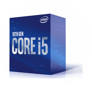Intel Processzor - Core i5-10400F (2900Mhz 12MBL3 Cache 14nm 65W skt1200 Comet Lake) BOX No VGA PC