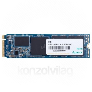 Apacer SSD 512GB - AP512GAS2280P4-1 (AS2280 Series, Olvasás: 3000 MB/s, Írás: 2000 MB/s, M.2 PCI-E) 