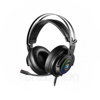 Sandberg Fejhallgató - Dizruptor Headset USB 7.1 (USB; mikrofon; RGB LED; hangerő szabályzó; 2,2m kábel; fekete) PC