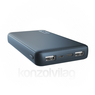 Trust Akkubank - Primo Compact Powerbank (15000mAh; 15W USB-C + 12W 2xUSB; kék) Mobil