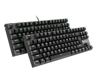 Keyboard GENESIS THOR 300 TKL GAMING Green Backlight USB, US layout PC