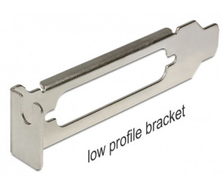 DeLock Low Profile Slot Bracket with SUB-D 25 opening PC