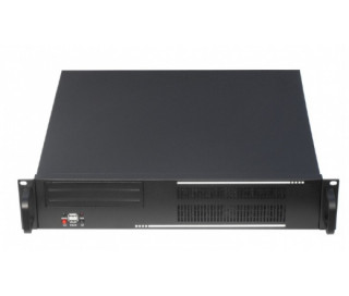 Gembird 19" Rack-mount chassis (2U) Black PC