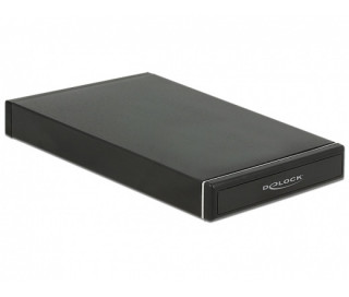 DeLock 2,5" SATA HDD/SSD USB 3,0 Külső ház Black PC