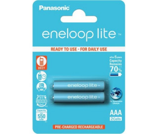 GP Panasonic Eneloop Lite AAA 550mAh mikro ceruza akkumulátor 2db/bliszter PC