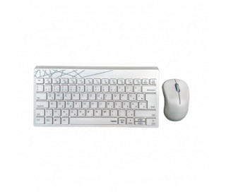 Rapoo 8000S Wireless Keyboard & Mouse Combo White PC