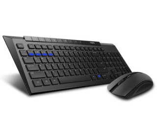Rapoo 8200M Multi-mode wireless keyboard & mouse Black HU 