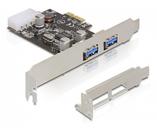 EXT DeLock PCI-e Bővítíkártya 2x USB 3.0 port PC