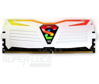 DDR4 16GB(8GBx2) 2666MHz Geil Super Luce RGB Lite White CL19 KIT2 PC