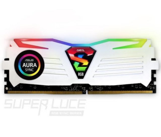 DDR4 32GB(16GBx2) 2666MHz Geil Super Luce RGB White CL19 KIT2 PC