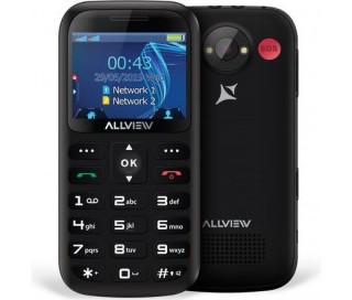 TEL Allview D2 Senior Dual SIM fekete Mobil