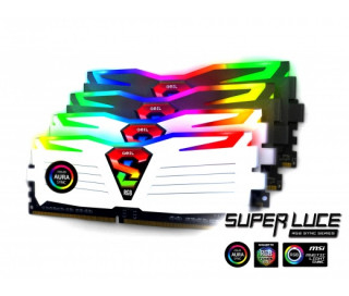 DDR4 16GB 2666MHz GeIL Super Luce Black RGB Sync CL16 KIT2 PC