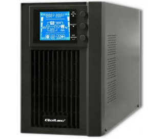 Qoltec UPS On-line 1kVA 800W LCD USB PC