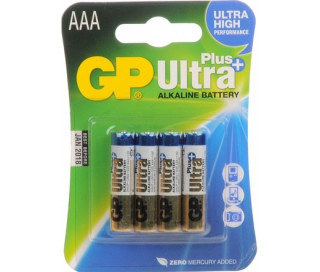 GP UltraPlus 24AUP 4db/blister alkáli mikró (AAA) elem PC