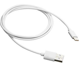 Canyon Töltő & Adatkábel USB Type-C 1m, Fehér 