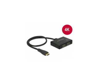 DeLock HDMI Splitter 1x HDMI in > 2x HDMI out 4K PC