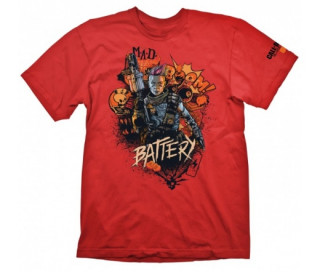 T-Shirt Call of Duty: Black Ops 4 T-Shirt "Battery Red", S AJÁNDÉKTÁRGY