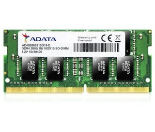 ADATA Memória DDR4 16GB 2666 Mhz CL19 SO-DIMM retail PC