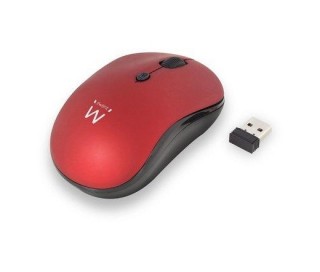 Ewent EW3237 Draadloze Mouse Red/Black PC