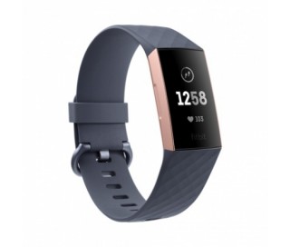 Fitbit Charge 3 Rosegold / Blue Grey 