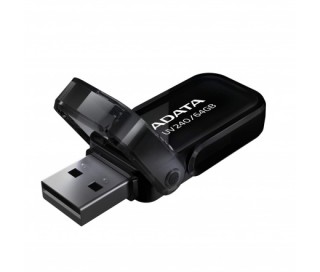 Pendrive 64GB Adata UV240 metal USB2.0 Fekete PC