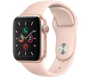 Apple Watch Series 5 40mm (GPS+Cellular) Gold Aluminium Case with Pink Sand Sport Band 
