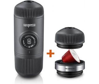 Wacaco Nanopresso (Grey) + Nespresso Adaptor Otthon