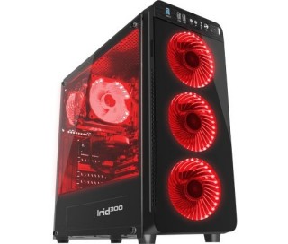 Natec Genesis Irid 300 Window Black/Red PC