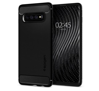 Spigen SGP Rugged Armor Samsung Galaxy S10 Matte Black hátlap tok 